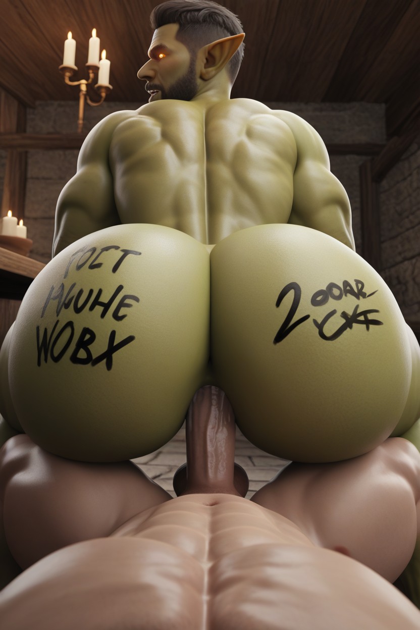 Body Writing Is A Map Of The Inside Of Bottom’s Hole With Milking Parts, Hole Is Powerful, His Belching Blender AI Gay Porn