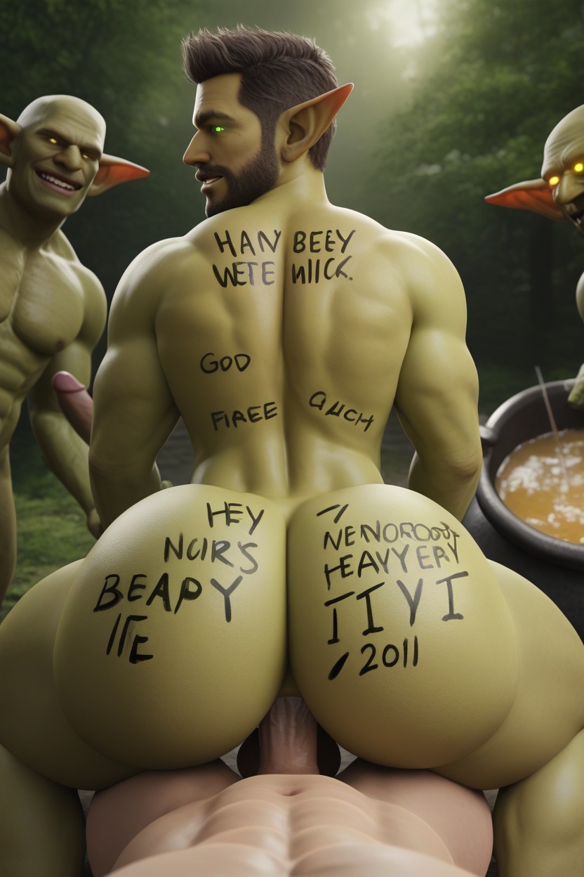 His Mulching Mashers, Gay, Goblin AI Gay Porn