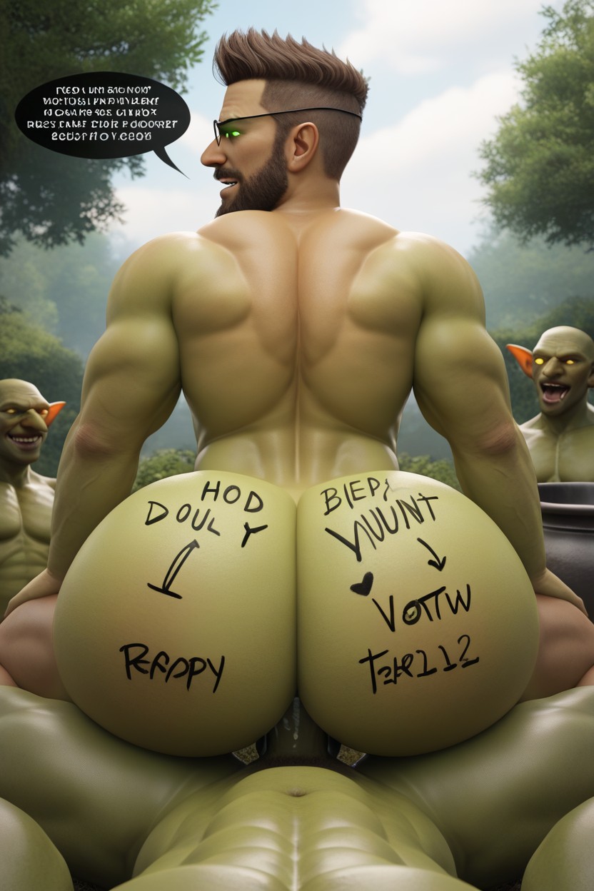 Dialogue, Hole Feeds On Dicks, His Ravenous Rectum AI Gay Porn