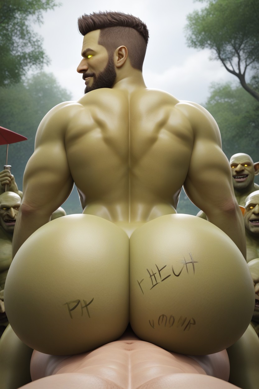 Sub Top, His Belching Blender, Power Bottom AI Gay Porn