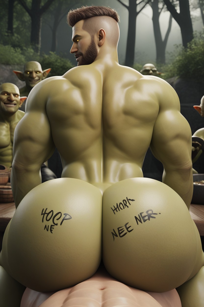 Glowing Eyes, Green Eyes, His Colon Cauldron AI Gay Porn