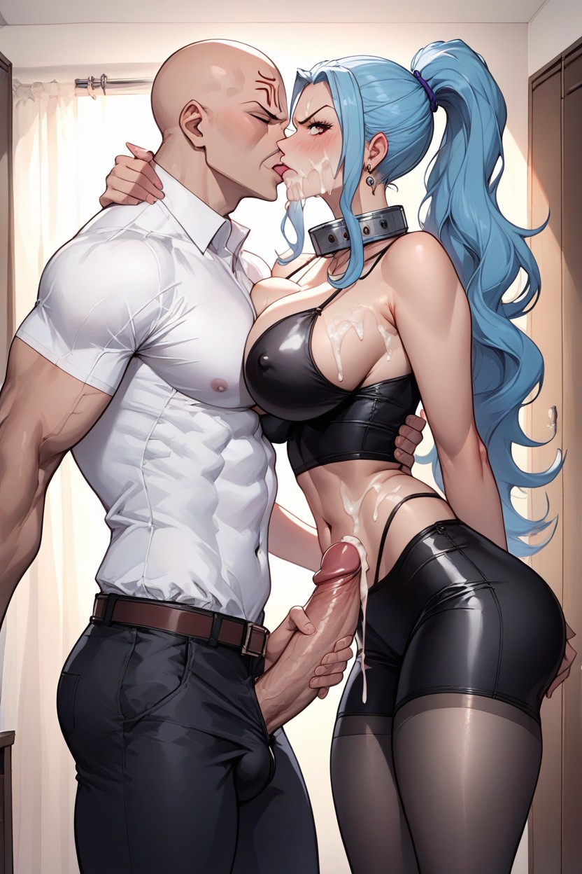 Groping, Nipple, Looking At Viewer Hentai AI Porn