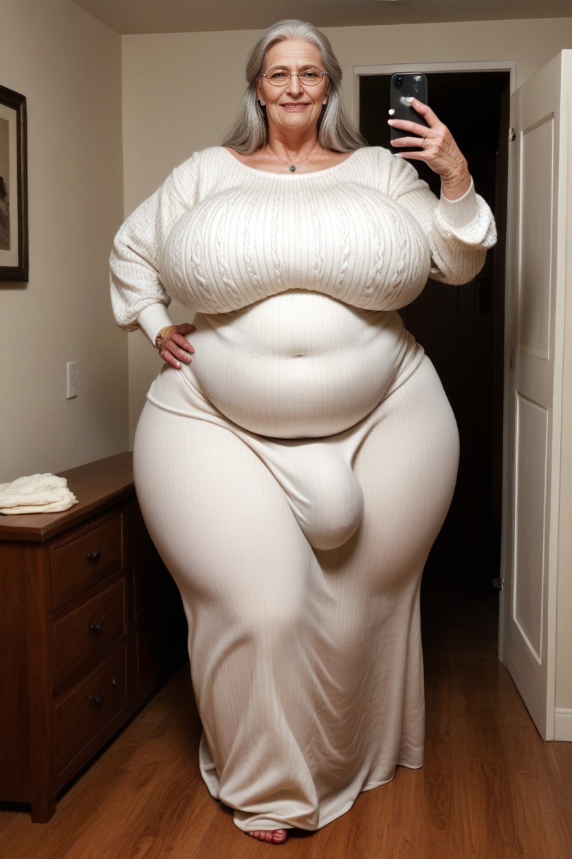 Fupa, Mature, Fat AI Porn