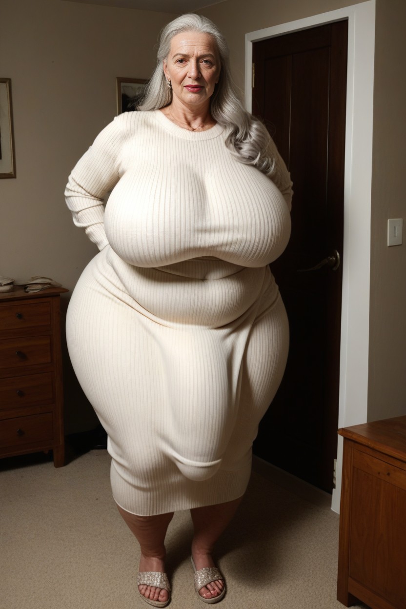 Beautiful, Form Fitting Clothes, Bulge Under Clothing AI Porn
