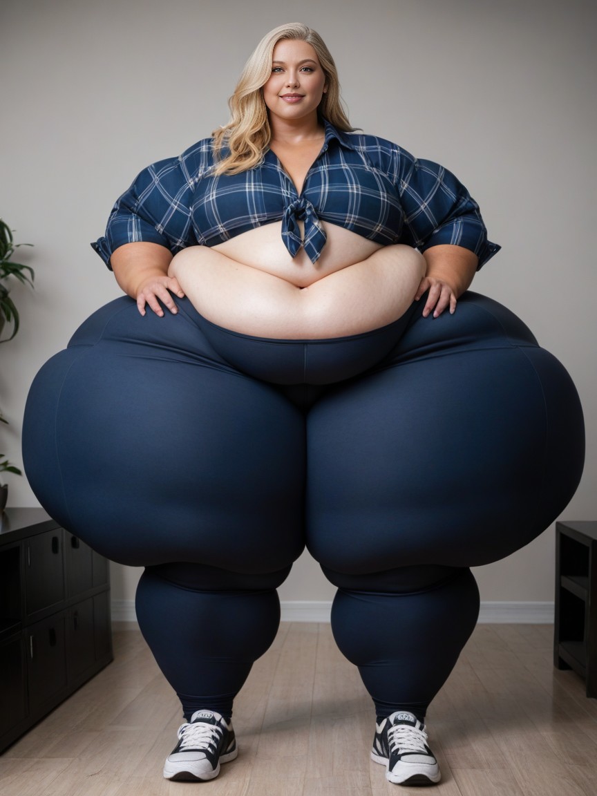 Massive Ass, Massive Thighs, Gigantic Thighs AI Porn