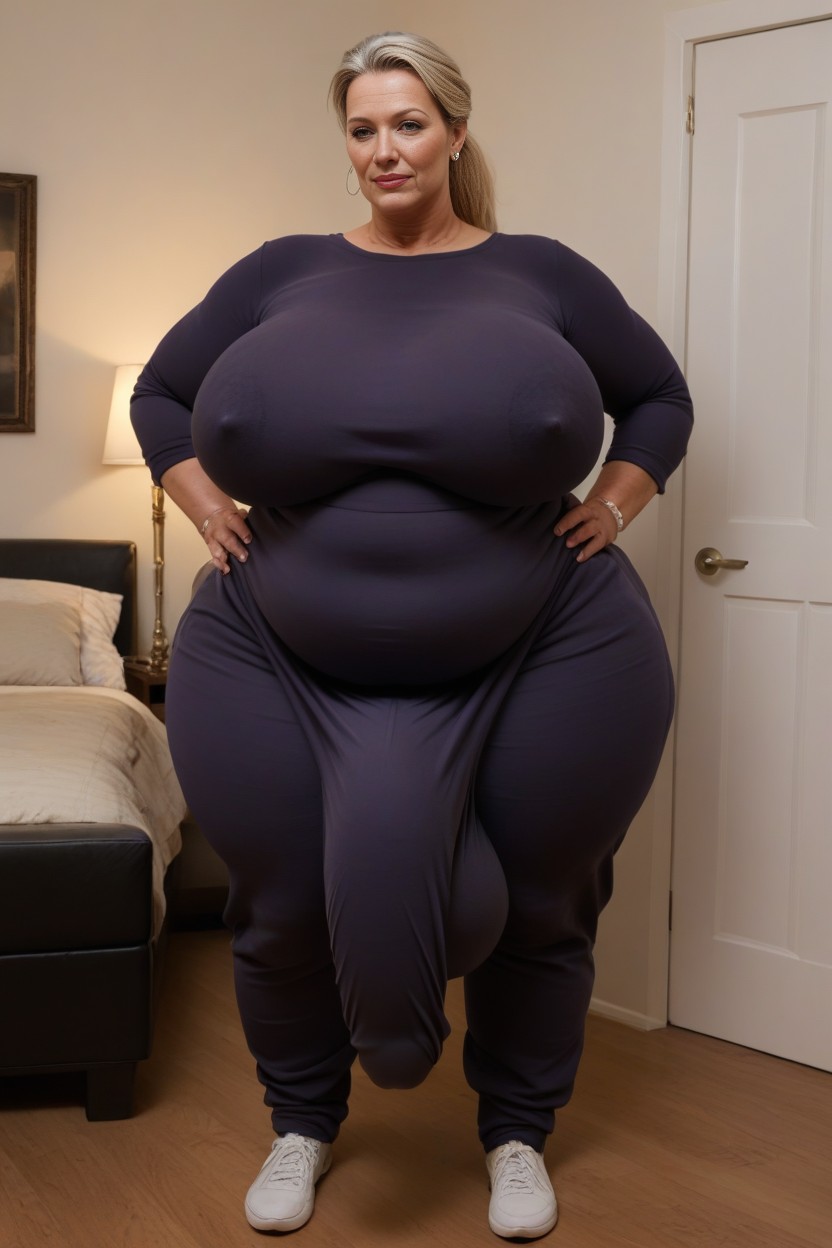 Futanari, Obese, Straight AI Porn