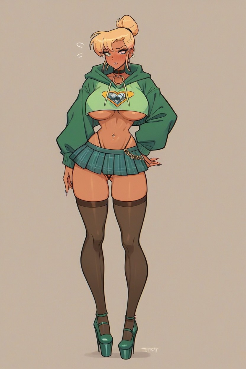 Cock Awe, Extremely Thick Thighs, Body Hentai AI Porn