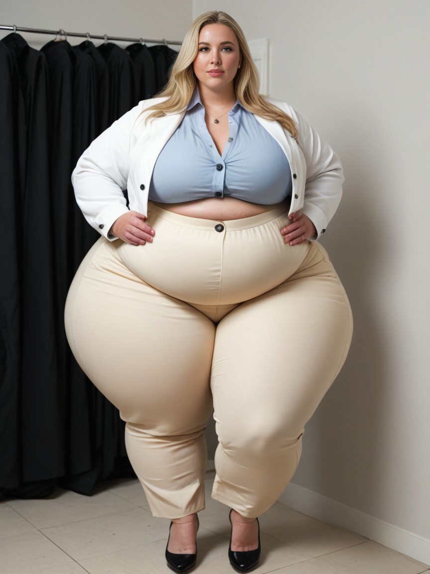 Ussbbw, Stomach Bulge, Bigger Hips AI Porn
