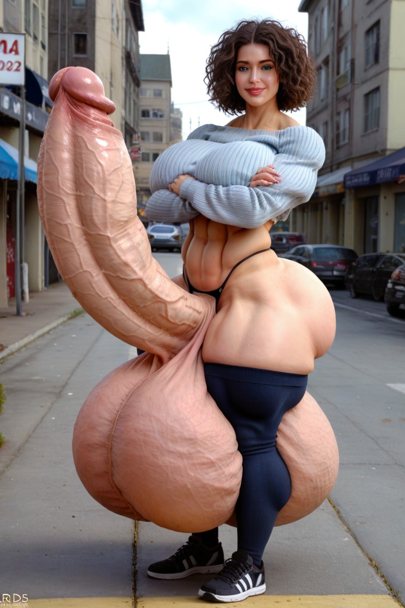 Muscular, Giantess, Muscular Shemale AI Porn