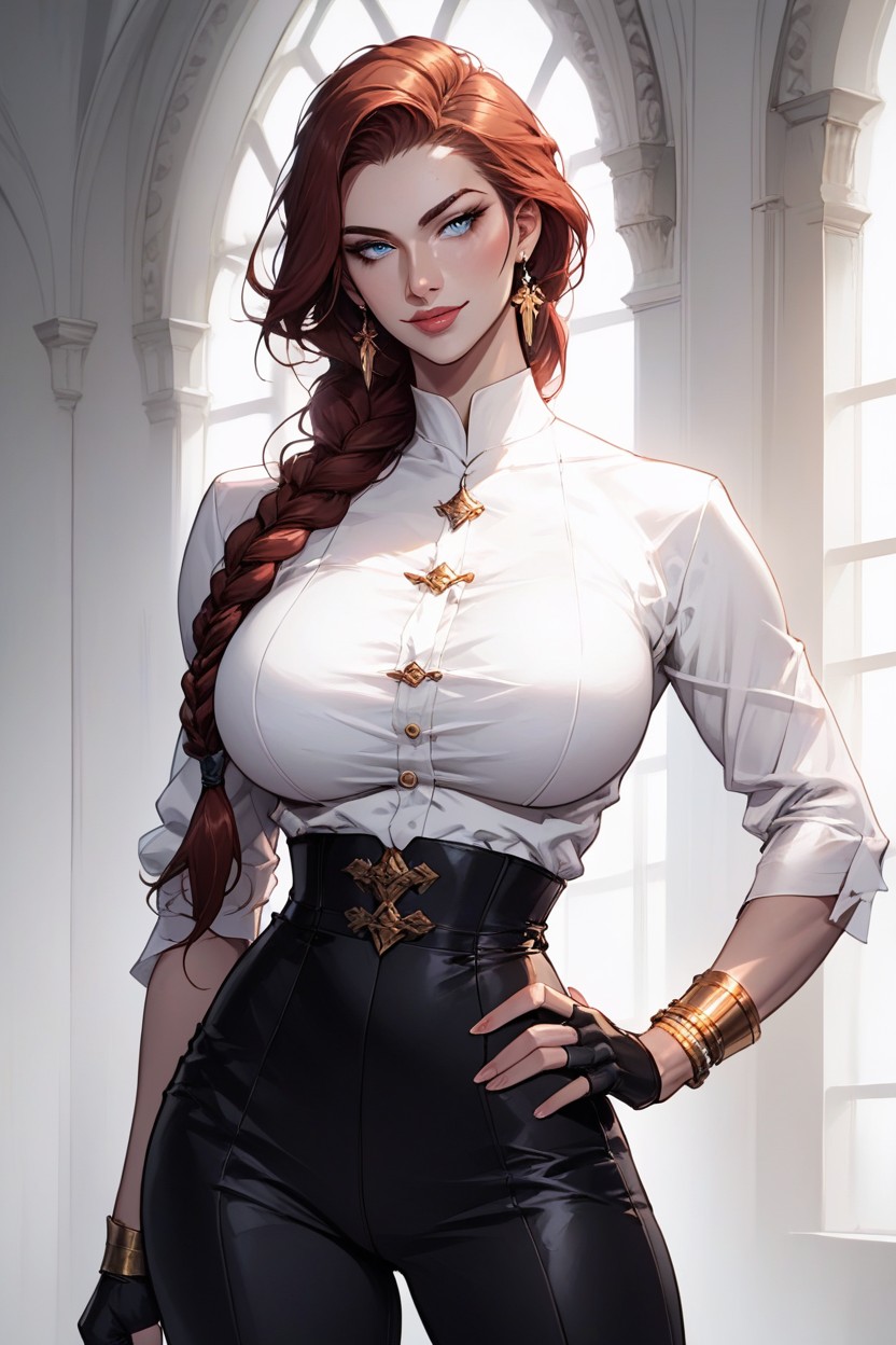 Seductive Smile, Dominant Female, 20+ Hentai AI Porn
