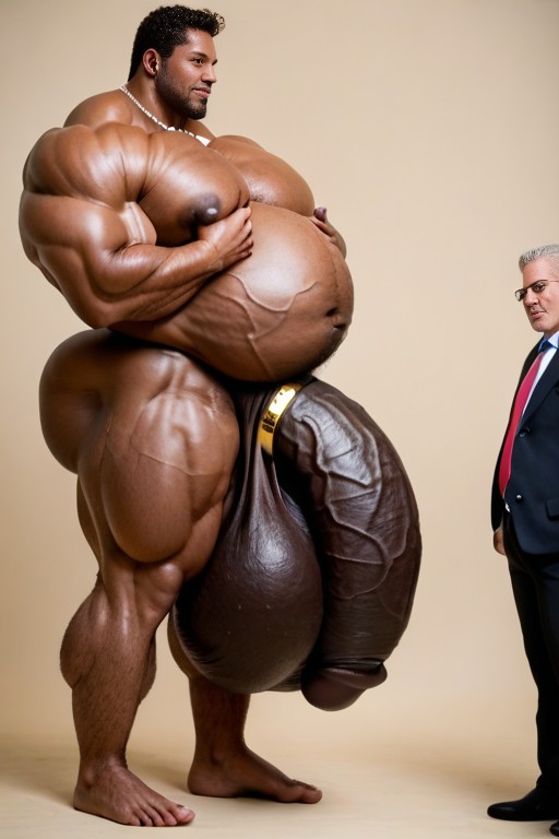 Flaccid Gigantic Cock, Flaccid Cock Bigger Than Leg, Porn AI Gay Porn