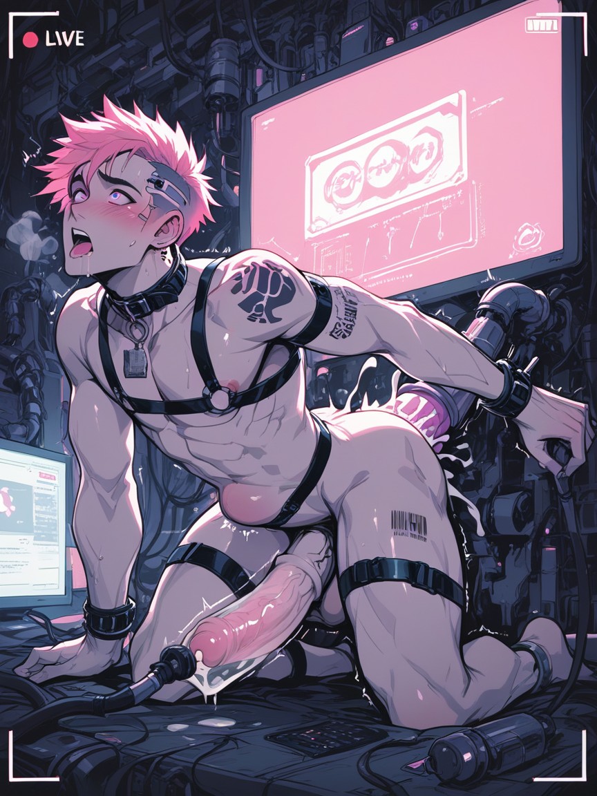 Panic, 18+, Neon AI Gay Porn