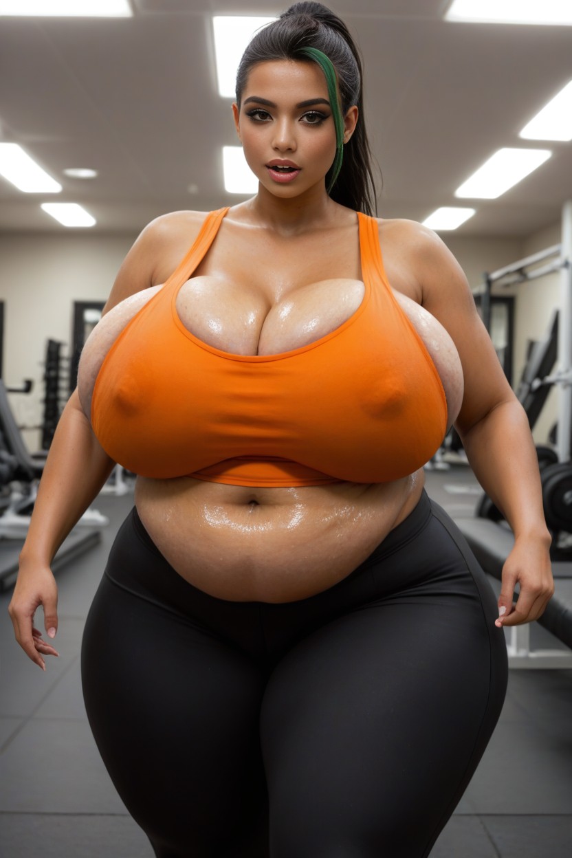 Extreme Proportions, Massive Ssbbw Belly, Gym AI Porn
