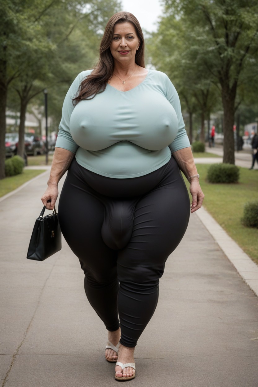 Long Length, Massive Huge Flaccid Hyper Bulge, Obese AI Porn