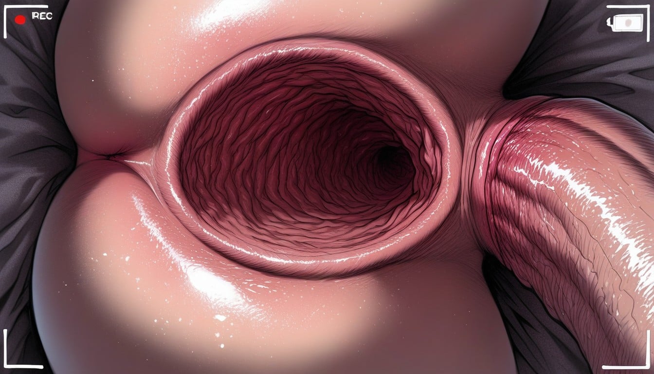 Bottom Up, Destroyed Butt Hole, Ultra Detailed AI Porn
