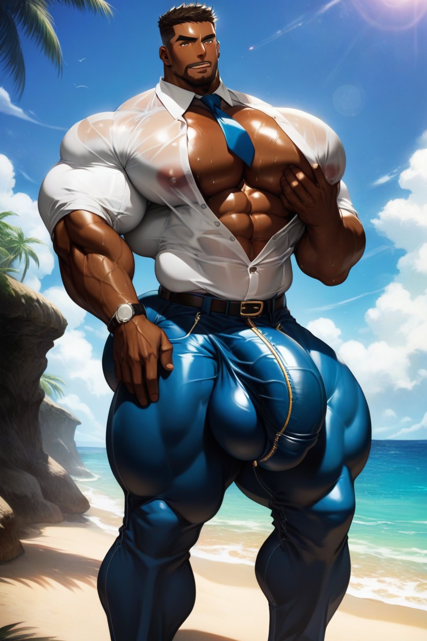 Pants Open, Office Pants, Pa AI Gay Porn