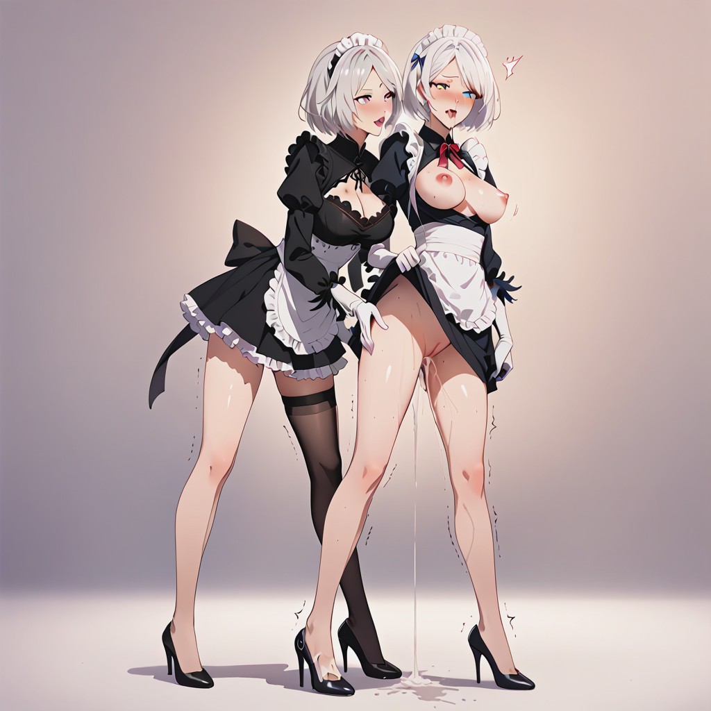 Tipsy, Maid, Detailed Eyes Hentai AI Porn