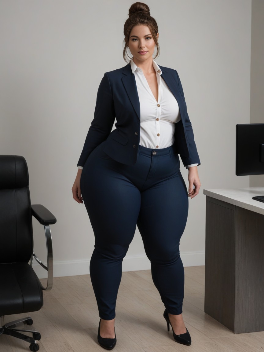 Disproportionately Huge Hips, Disproportionately Huge Hips, Massive Hips AI Porn