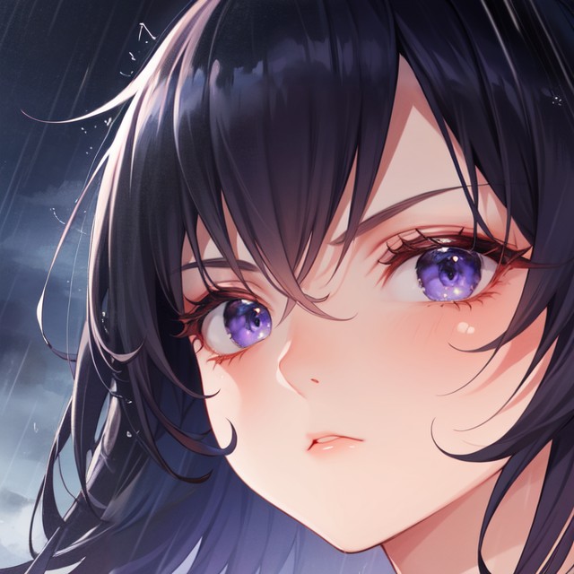 18+, Wind Is Blowing, Blue Purple Eyes Hentai AI Porn