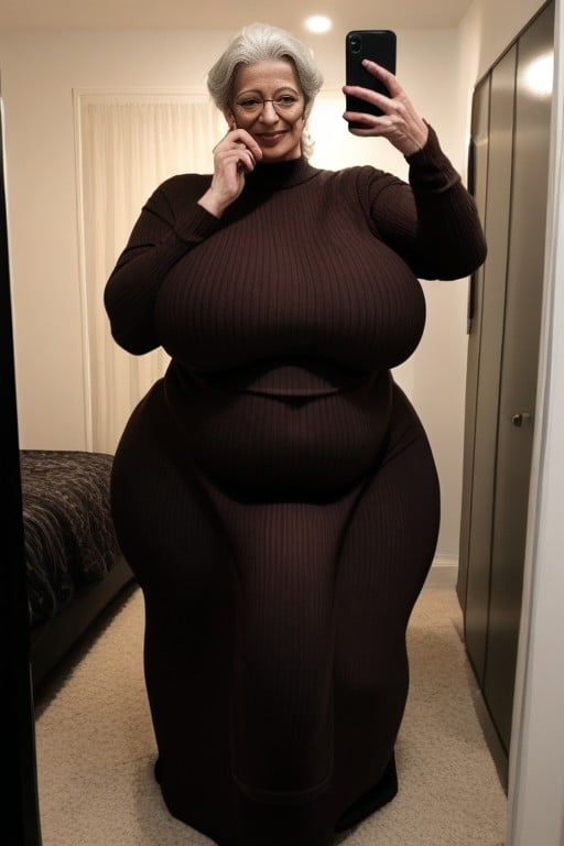 Milf, Thick Thighs, Morbidly Obese Woman AI Porn