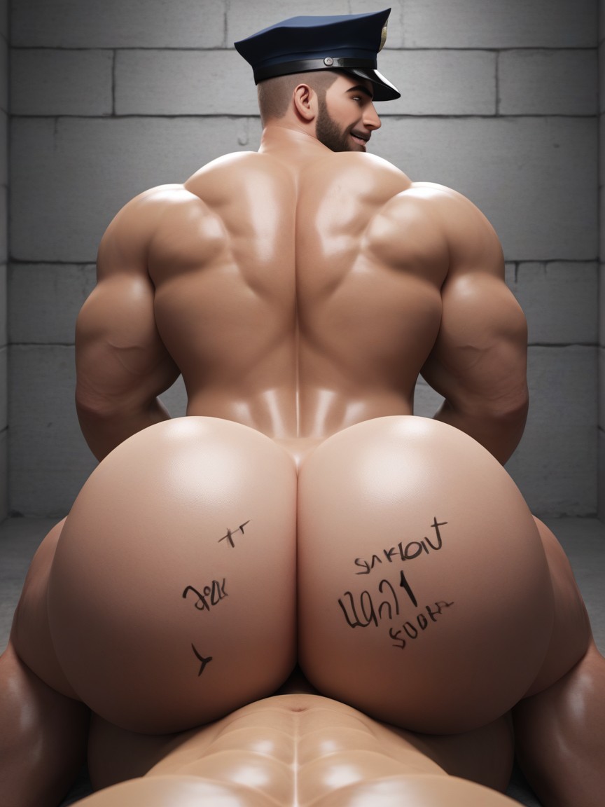 Muscular, Bottom On Top, Dialogue Is Bottom Laughing At Top And Saying He Should’ve Confessed When He Had The Chance AI Gay Porn