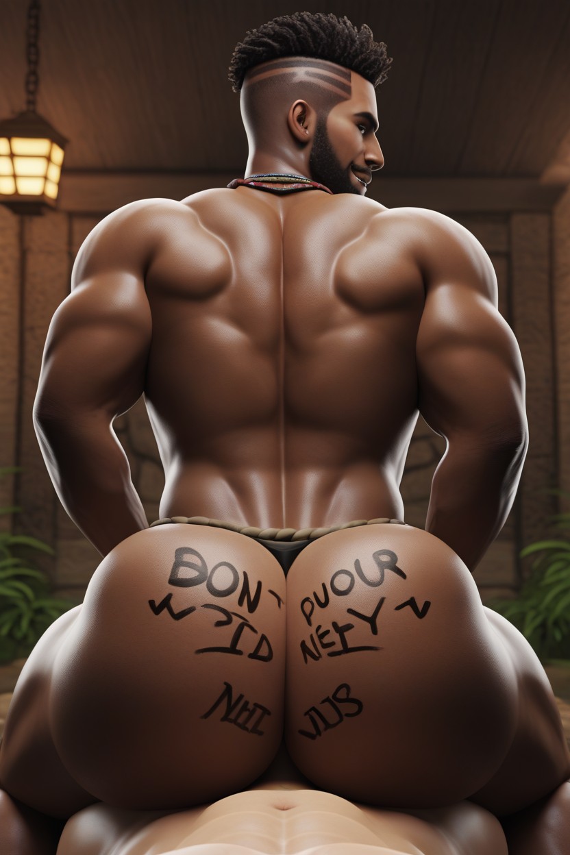 Hole Devouring Tops Dick, African, Hole Is Powerful AI Gay Porn