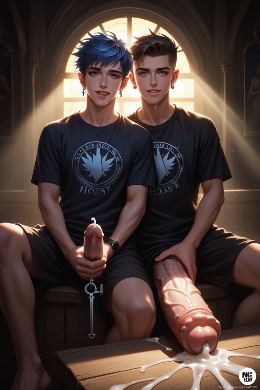 Fit, Sunny, Cumshot AI Gay Porn