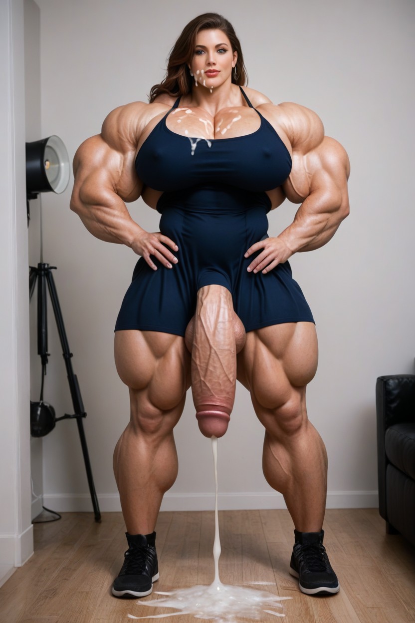 Bukakke, Excessive Cum, Massive Bukkake Shemale AI Porn