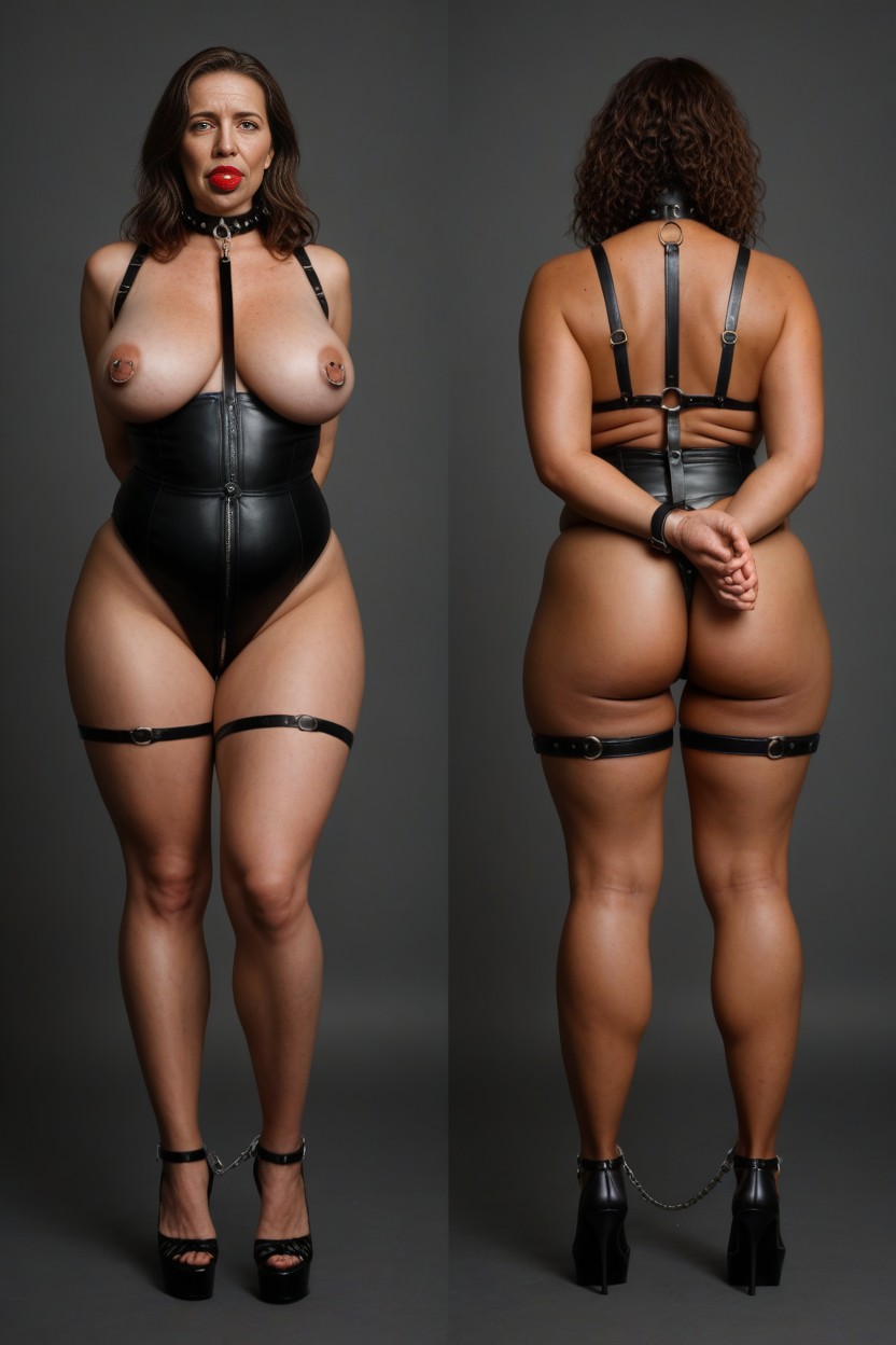 Horror Face Expression, Leg Wreaths, Wide Hips MILF AI Porn