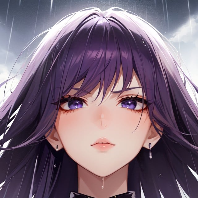 Homura Akemi, Focused Look, Serious Look Hentai AI Porn