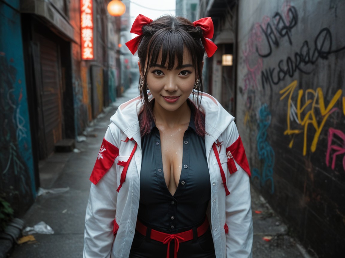Hoodie, Bubble Butt, Open Clothes AI Porn