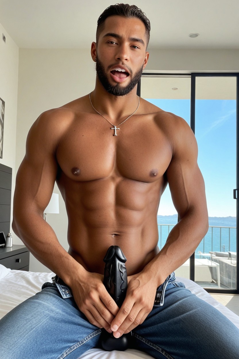 Breast Piercing, Serrer Les Seins, 30+ Porno IA Gay