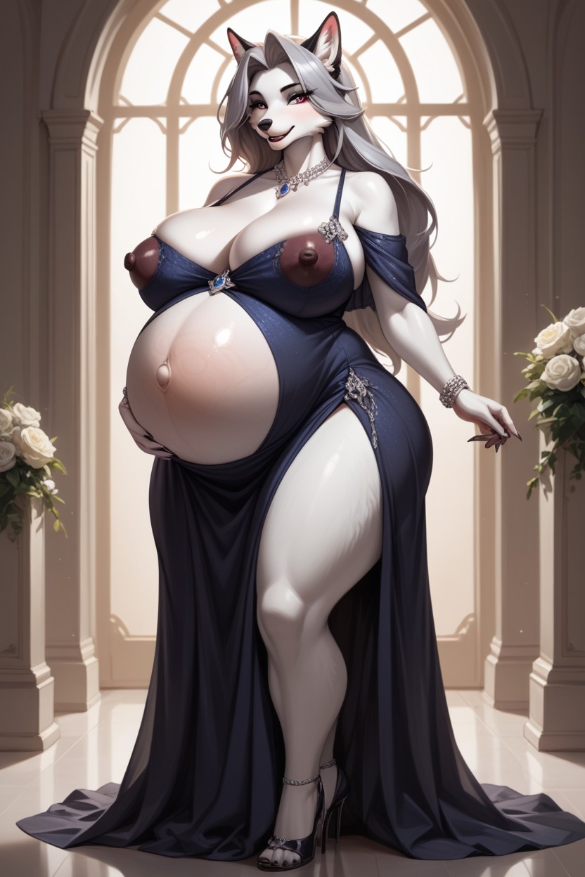 Big Butt, Thick, Dress Furry AI Porn