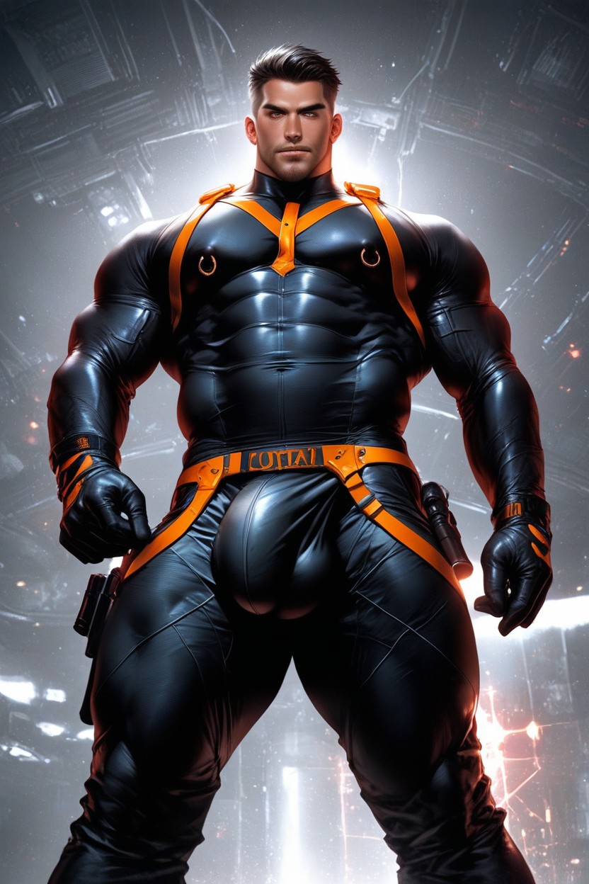 Octane Render, Holster On Thigh, Jockstrap Porno gay IA