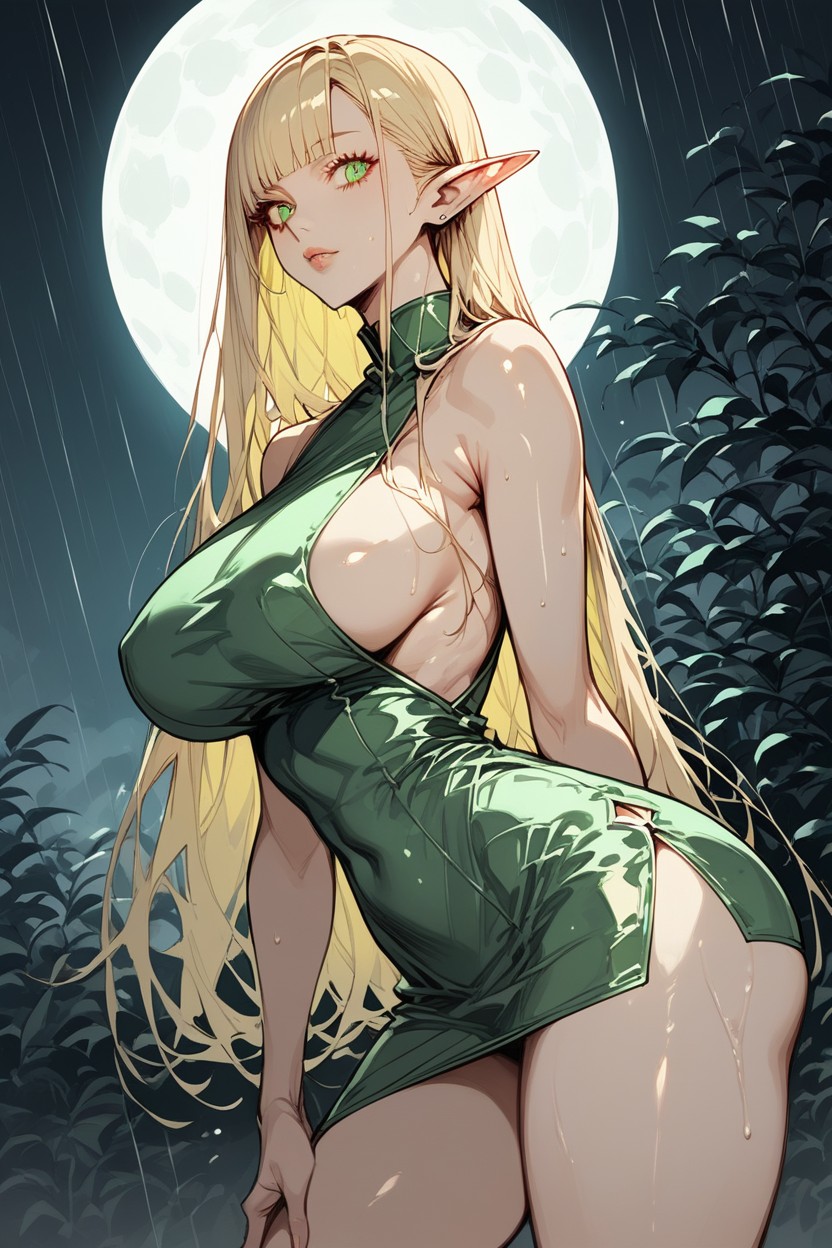 Naked Pussy, Voluptuous, Pussy Visible Hentai AI Porn