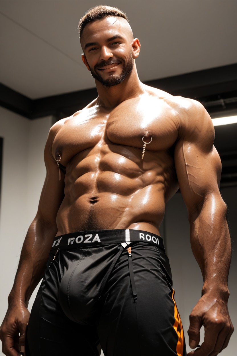 Ultra Realistic Photograph, Photorealistic, Musclé Porno IA Gay