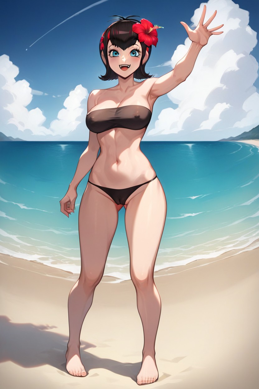 Standing, Barefoot, Dynamic Pose Hentai AI Porn