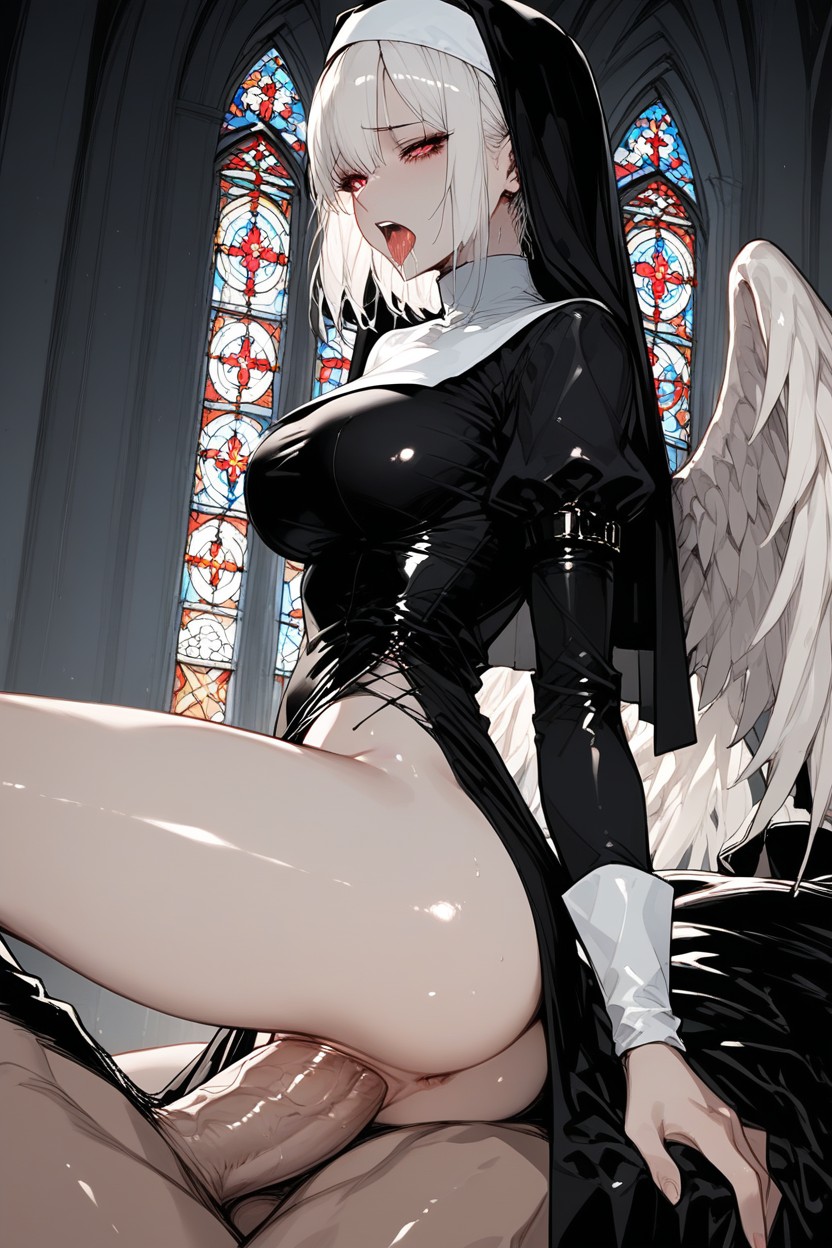 Volumetric, Saliva, Church Hentai AI Porn