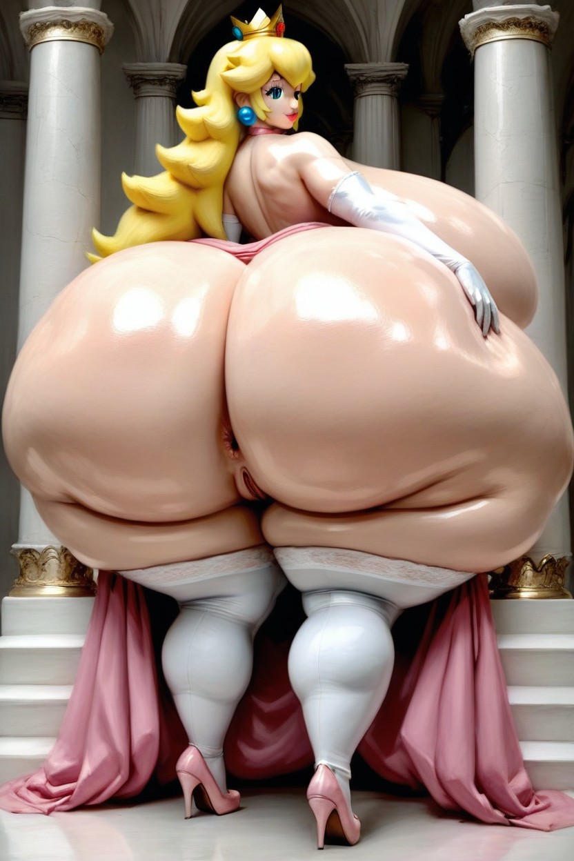 1 Person, Extreme Massive Hyper Booty, Extreme Gigantic Ass AI Porn