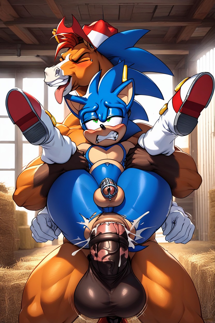 18+, Ahegao, Puffy Anus Porno IA Furry