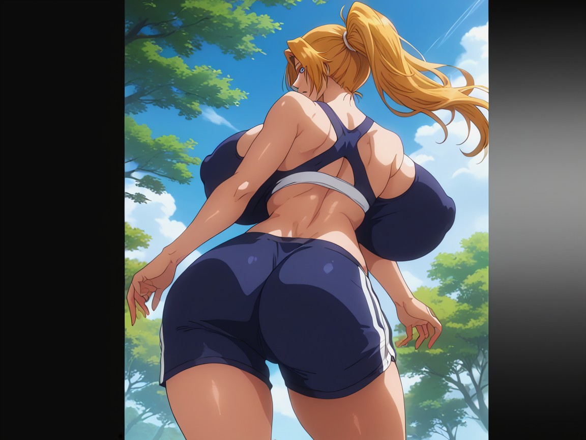 No Pink Cloth, Breast Shaking, Plain Fabric Hentai IA