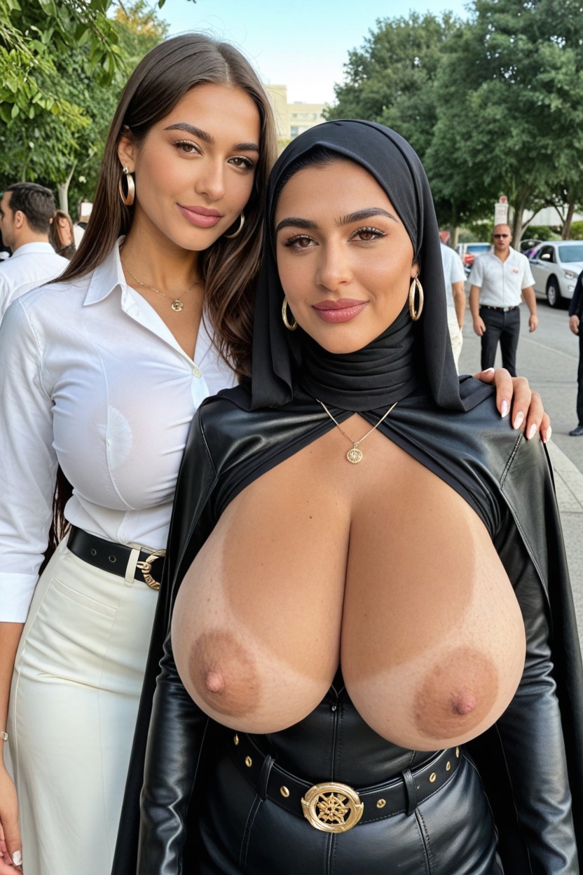Araberin, Belt, Milfs Transfrau KI-Porno