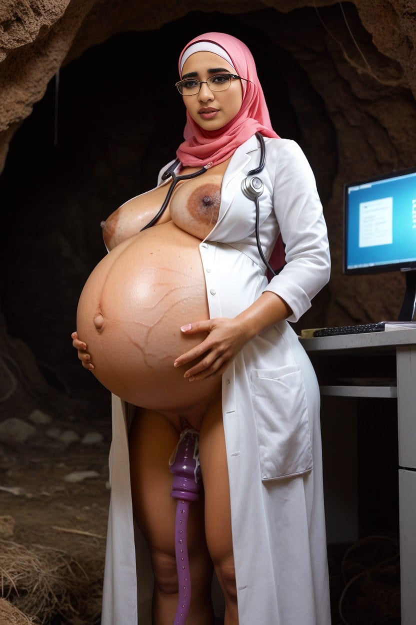 Womens Parasitized Woombs, Pushing Eggs Into Pussy, Massive Pregnant AI Porn