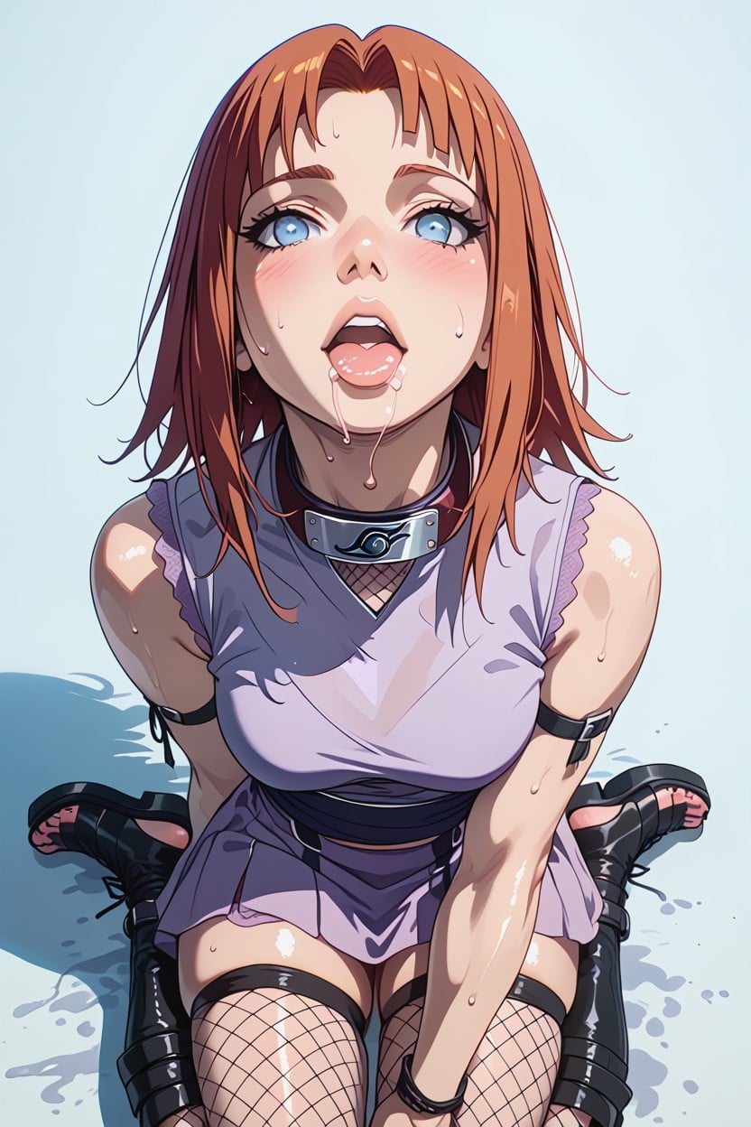 Slutty, 18+, Messy Deepthroat Hentai AI Porn