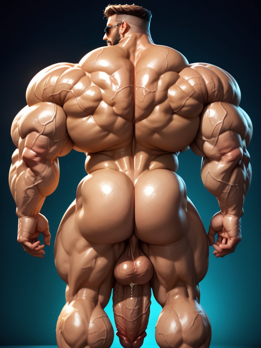 Massive Nipples, Pénis Hyper Long Et Impossible, Hyper Muscles Porno IA Gay