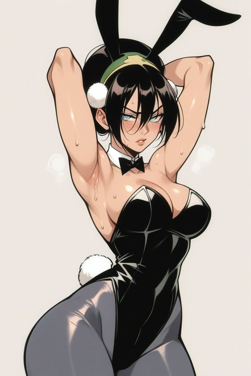 Standing, Standing, Blushing Hentai AI Porn