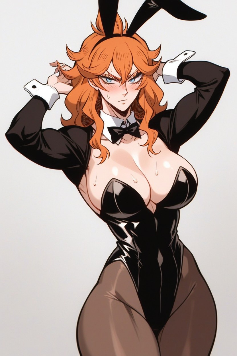 Massive Ass, Front View, Cleavage Hentai AI Porn