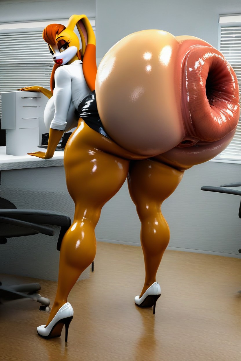 Extreme Hips, Makeup, Massive Brazilian Butt Lift Furry AI Porn