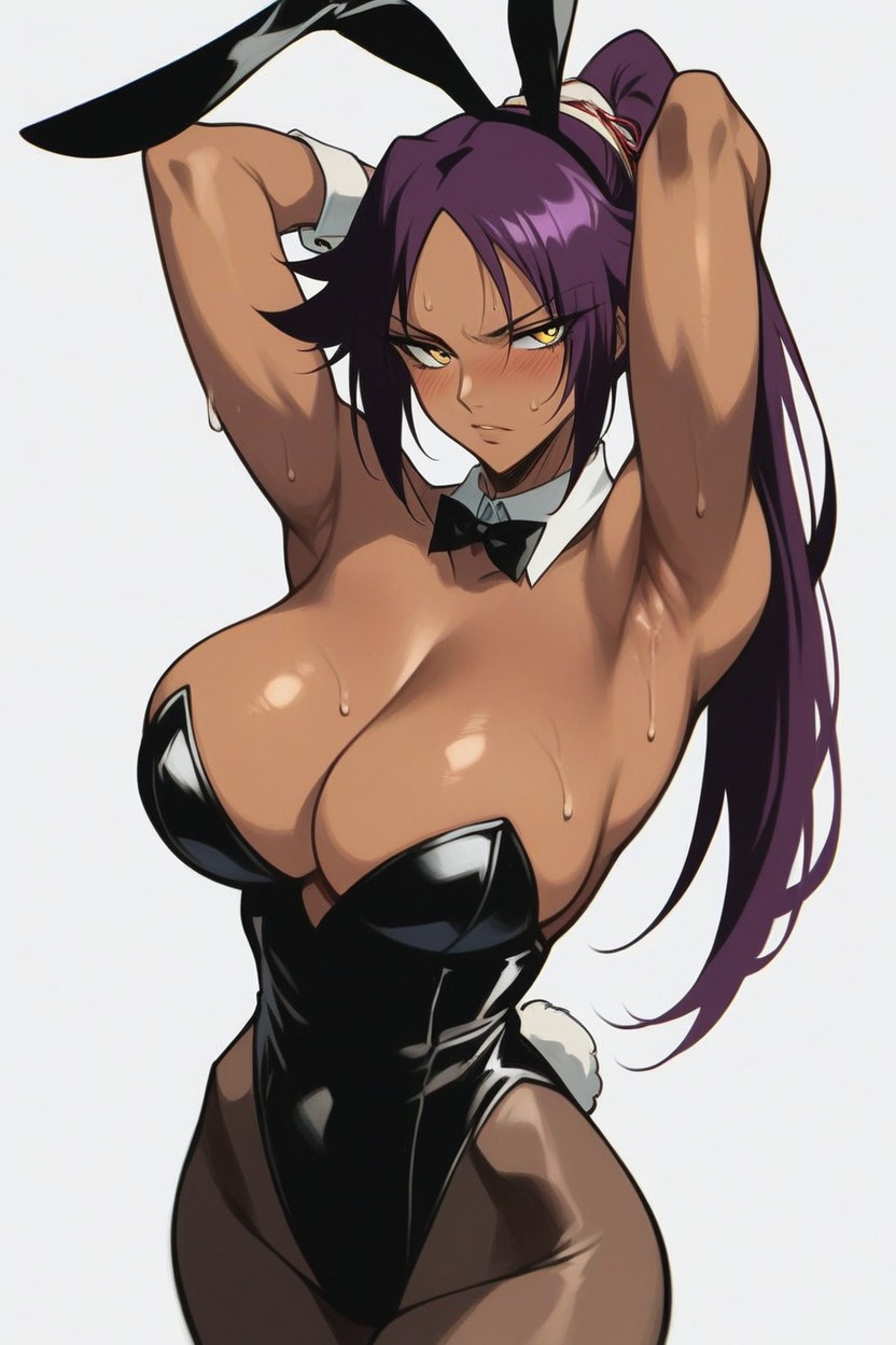 Thick Thighs, Soft Thighs, Simple Background Hentai AI Porn