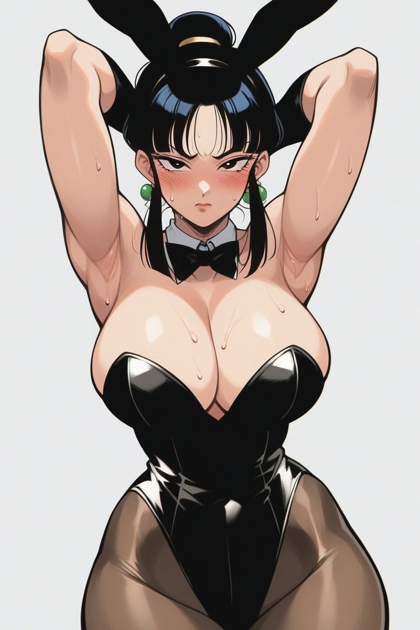 Wide Hips, Arms Up, Arms In Frame Hentai AI Porn